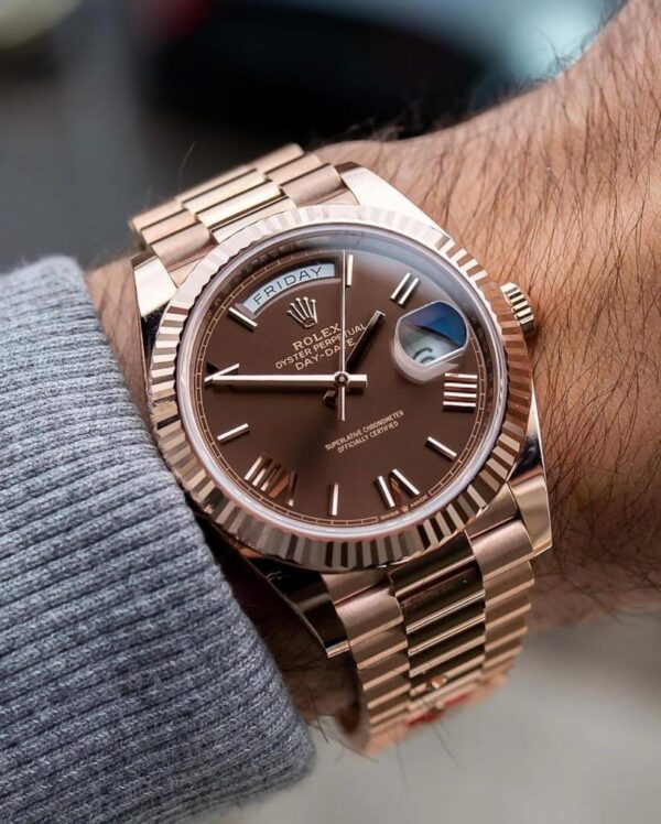 Rolex Day-Date President Rose Gold watch
