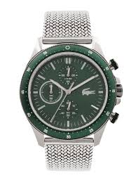 The Lacoste Men's Neo Heritage  Chronograph green face Watch